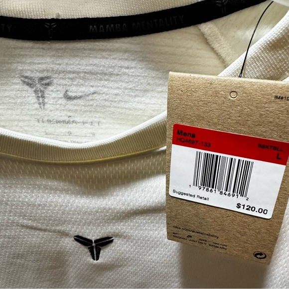 Nike Men’s Kobe Year of Mamba Thermal Crewneck White [HQ4697-133] Size Large - Picture 9 of 13